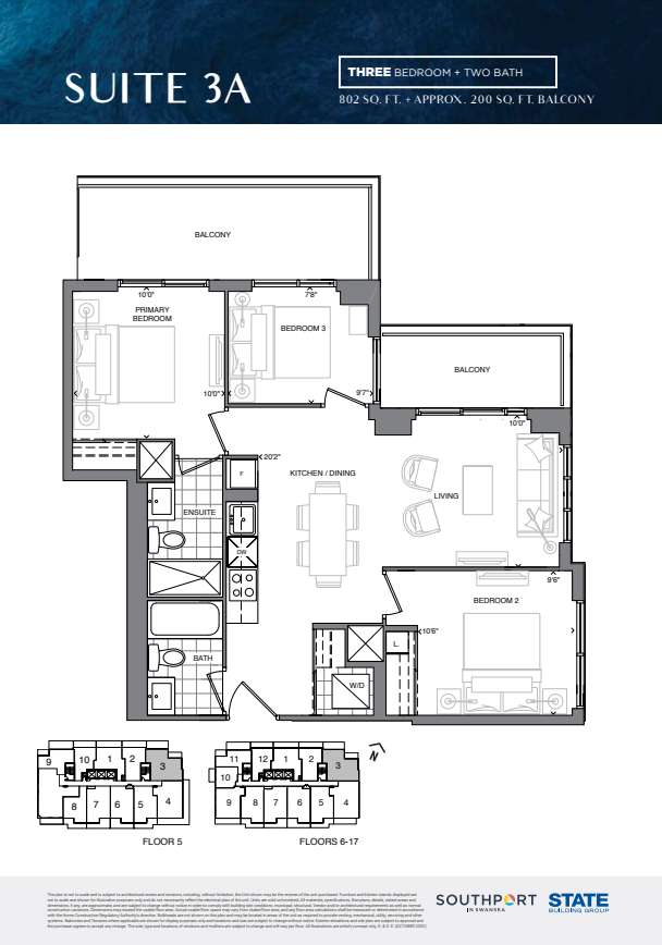 SUITE 3A floor plan