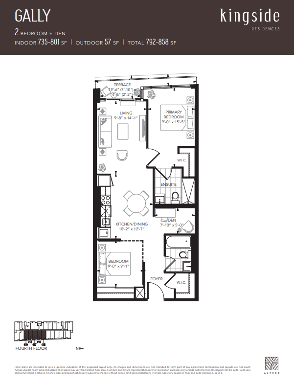 Gally floor plan