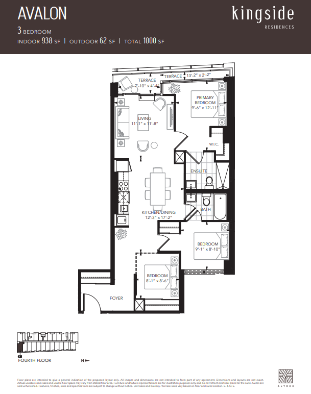 Avalon floor plan