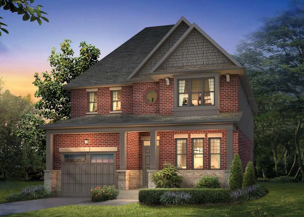 The Brookfield Elevation A - 40' floor plan