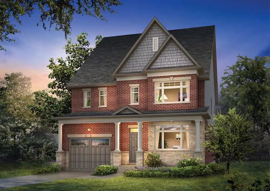 The Brookfield Elevation B - 36.7' floor plan
