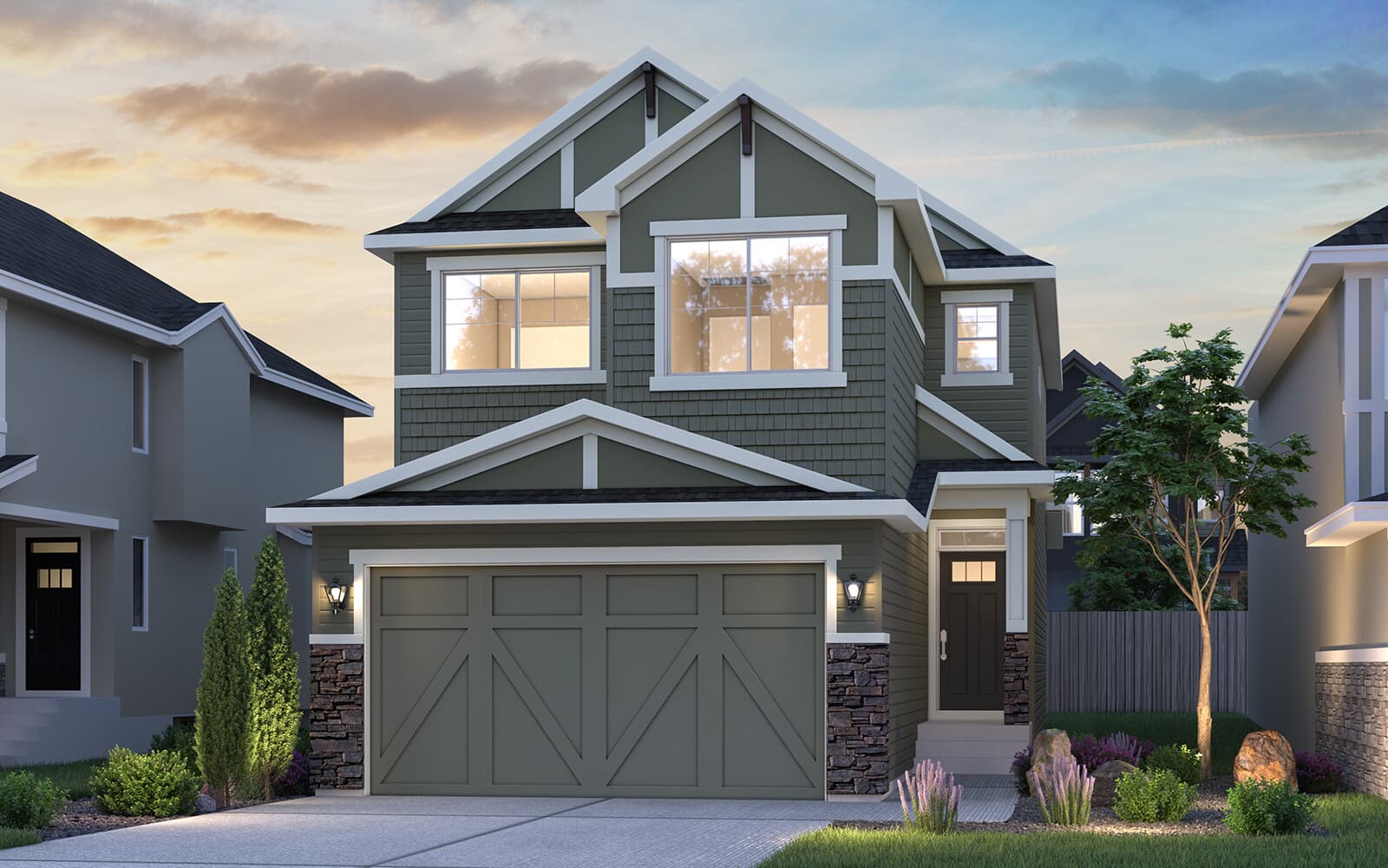 Front Garage Collection-  Rundle 24 floor plan
