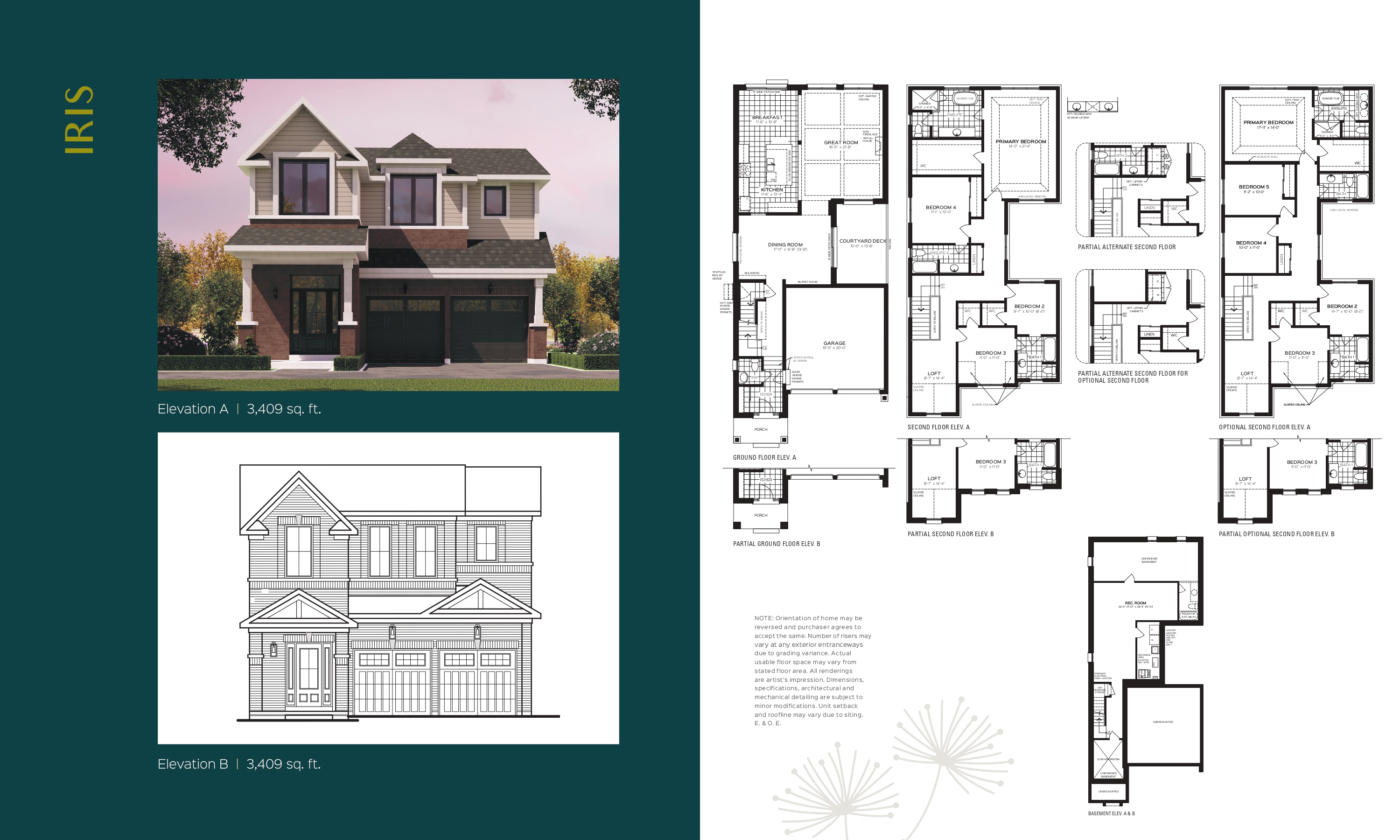 Iris A floor plan