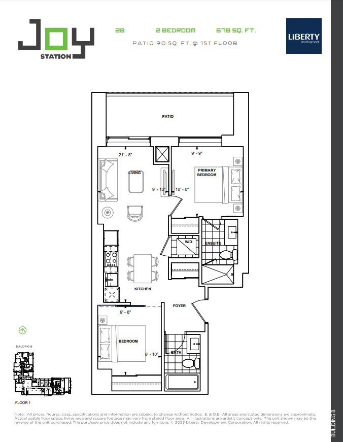 B-107 floor plan