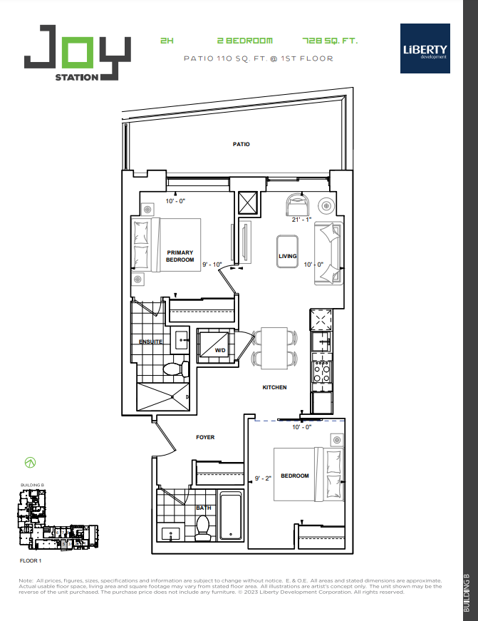 B-105 floor plan