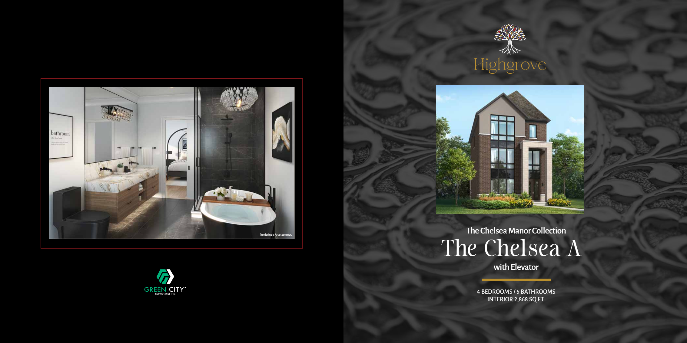 The Chelsea A with Elevator floor plan