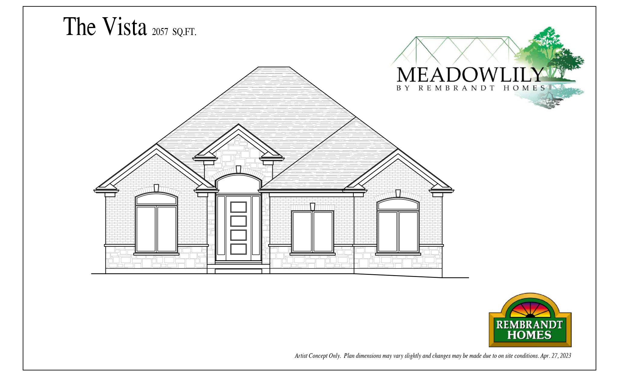 The Vista floor plan