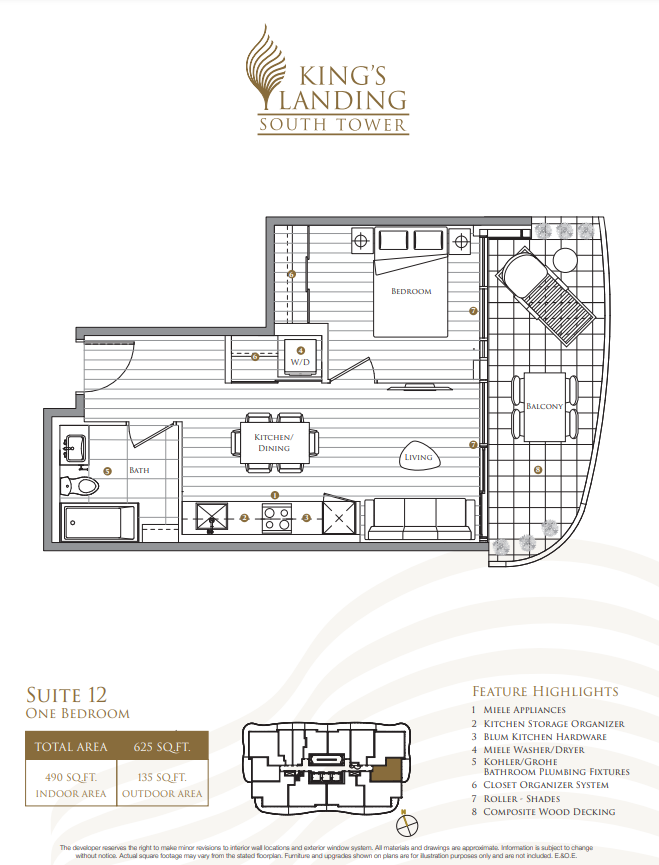 1612 - South Tower floor plan