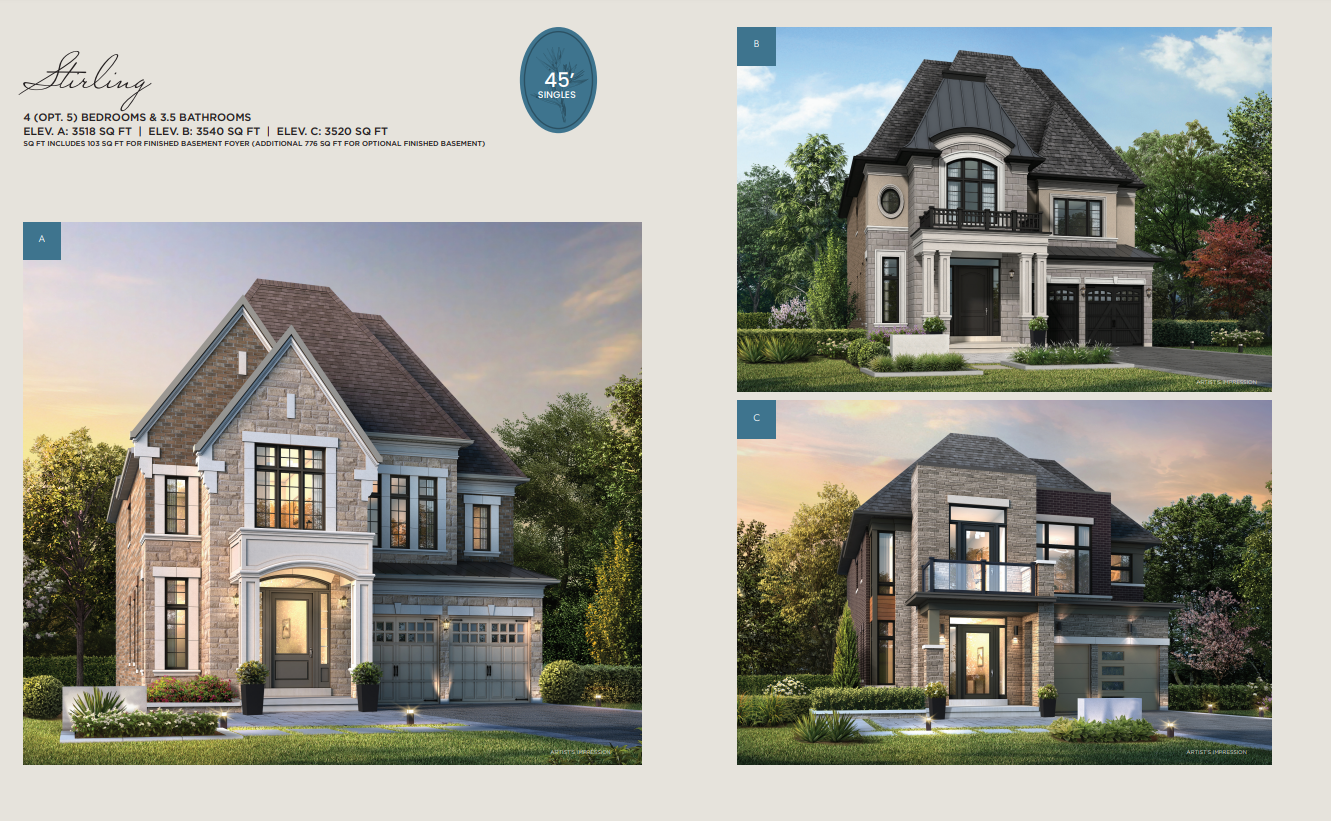 Stirling - Elev. A floor plan