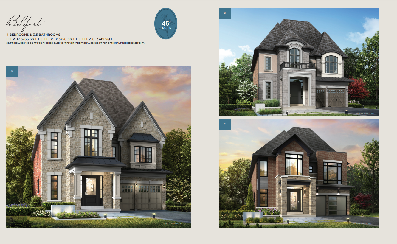 Belfort - Elev. A floor plan