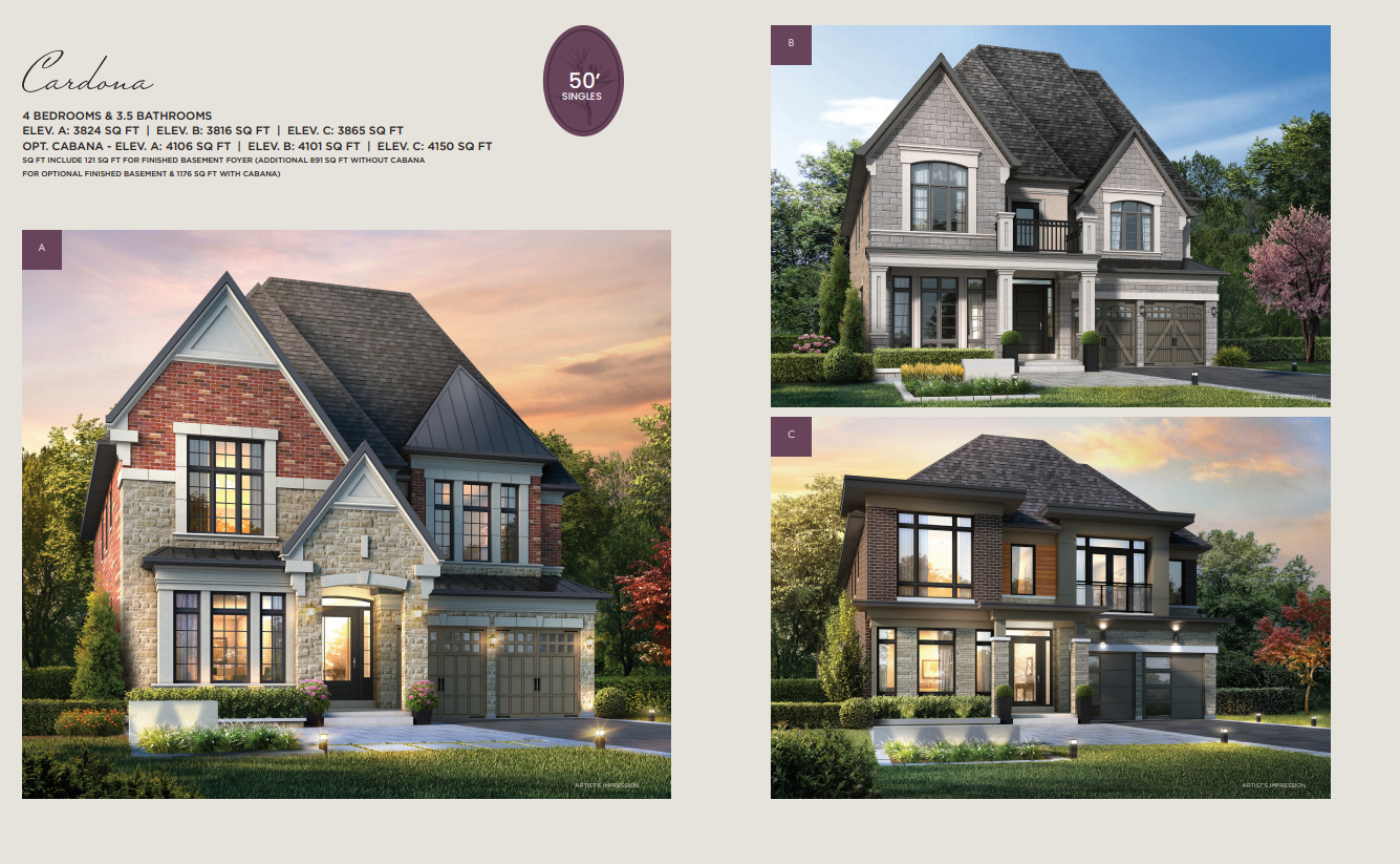 Cardona w/ Cabana - Elev. B floor plan