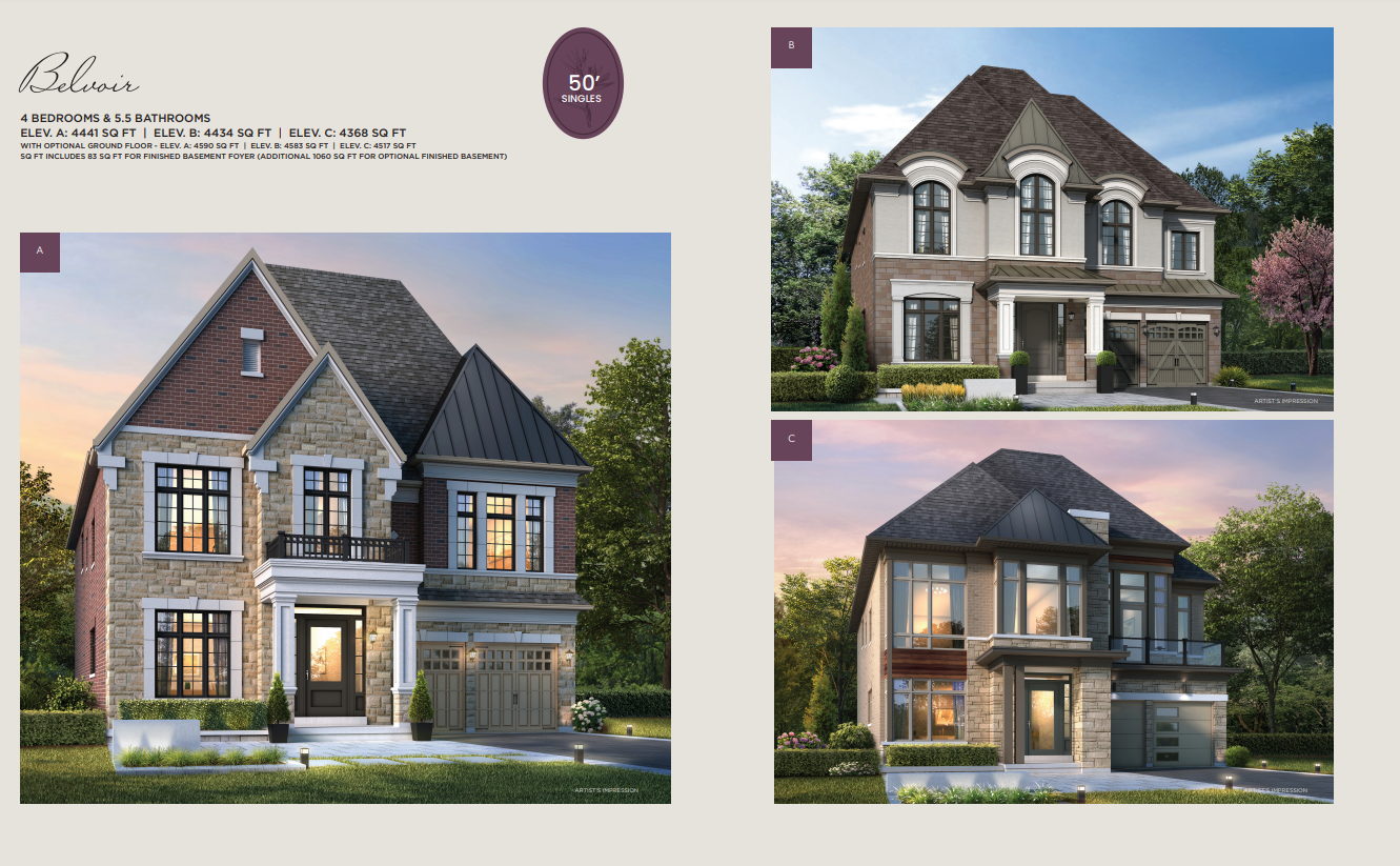 Belvoir - Elev. A floor plan