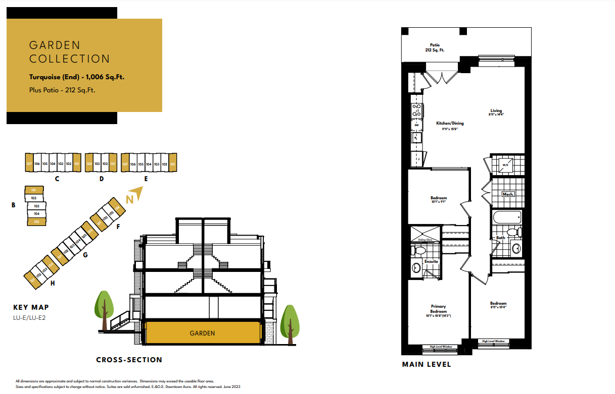Turquoise (End) floor plan