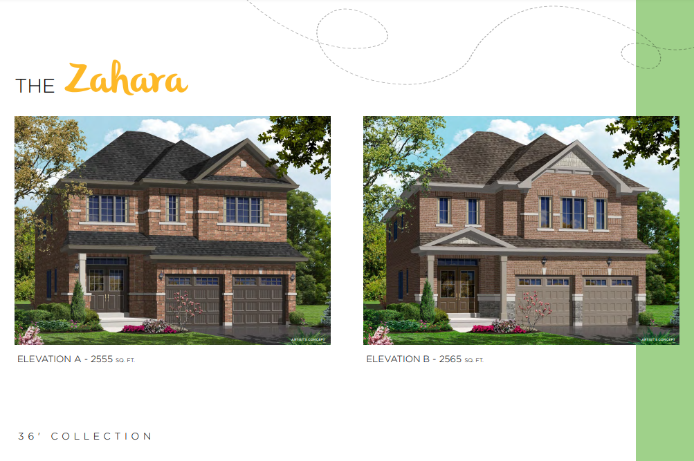 The Zahara floor plan