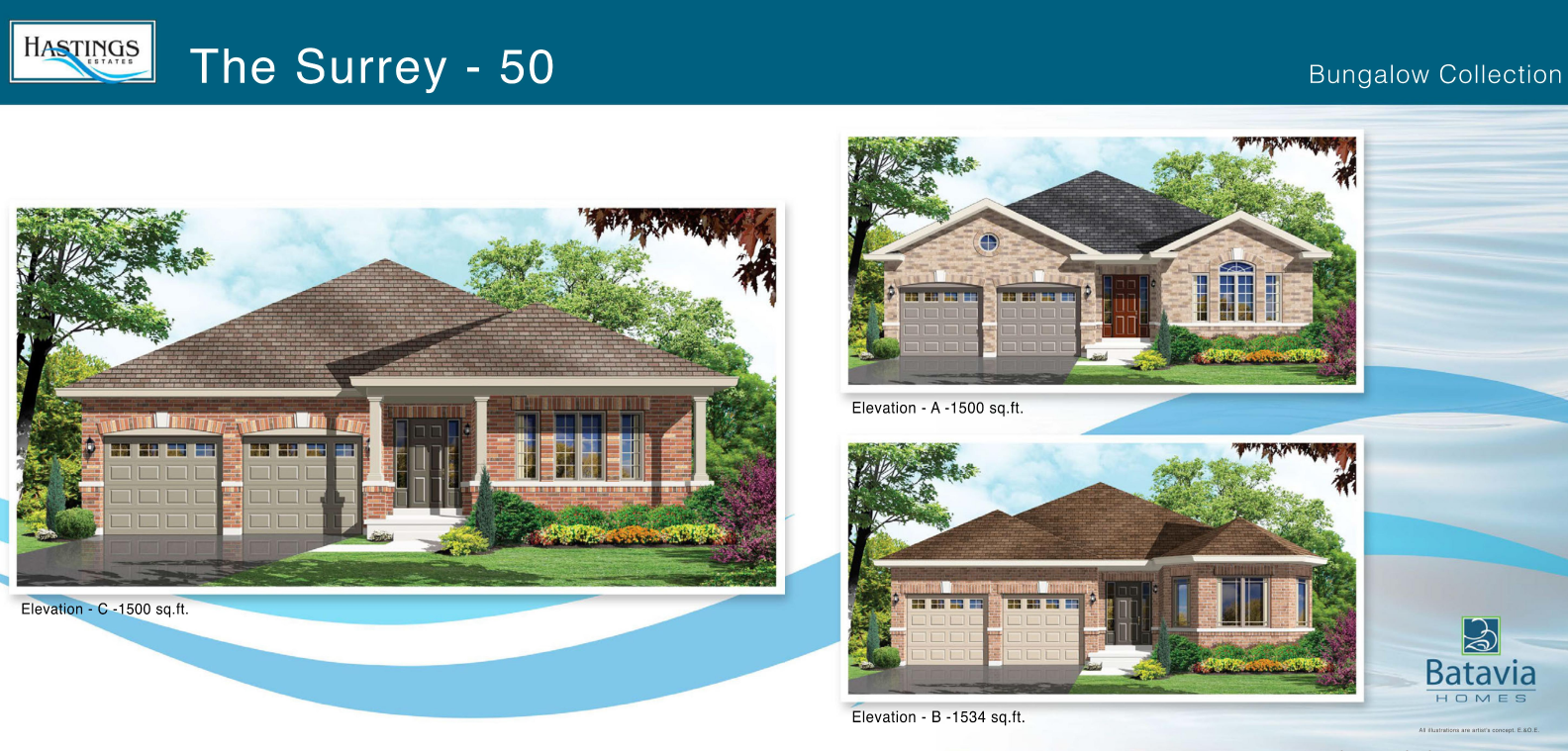 The Surrey 50 - 50' - A floor plan