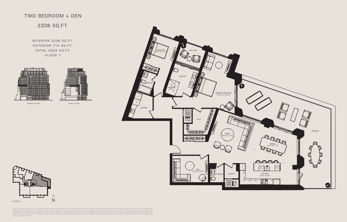Seventh Level - 2208 floor plan