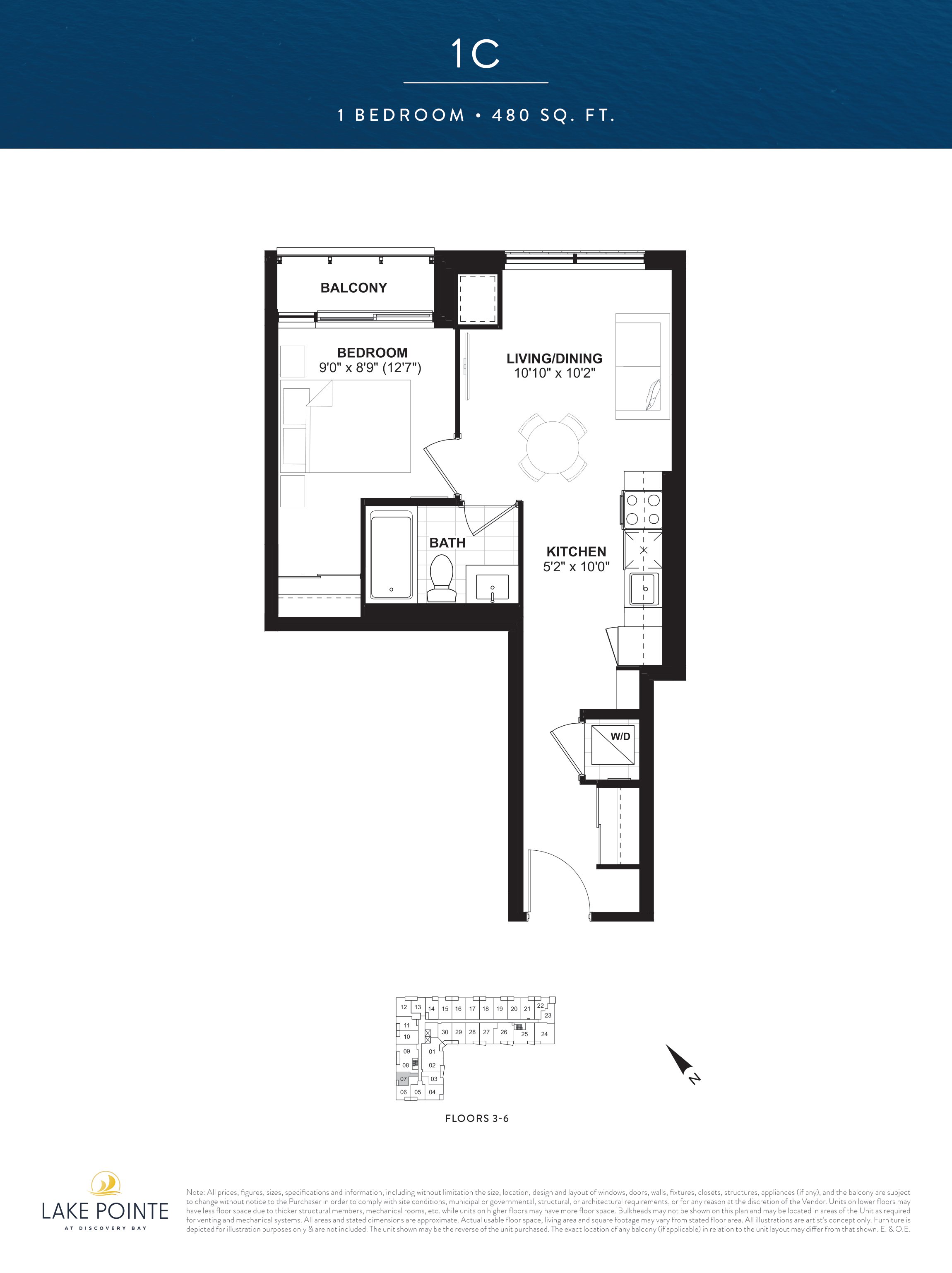 1C floor plan