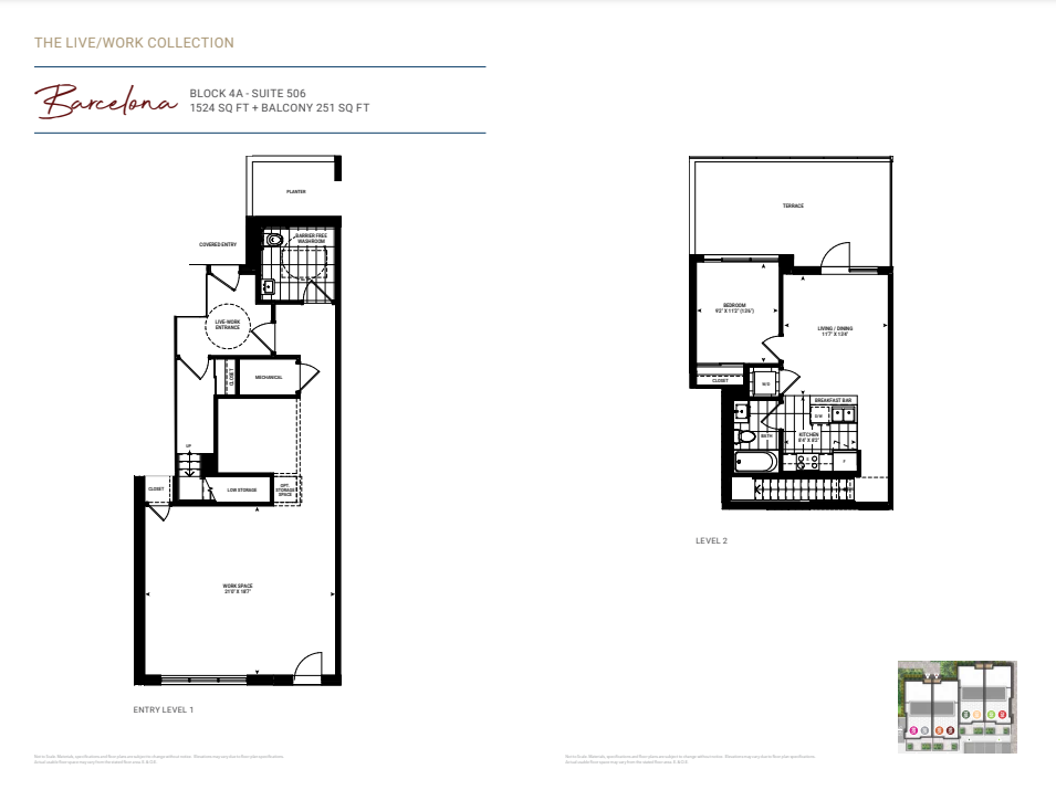 Barcelona floor plan