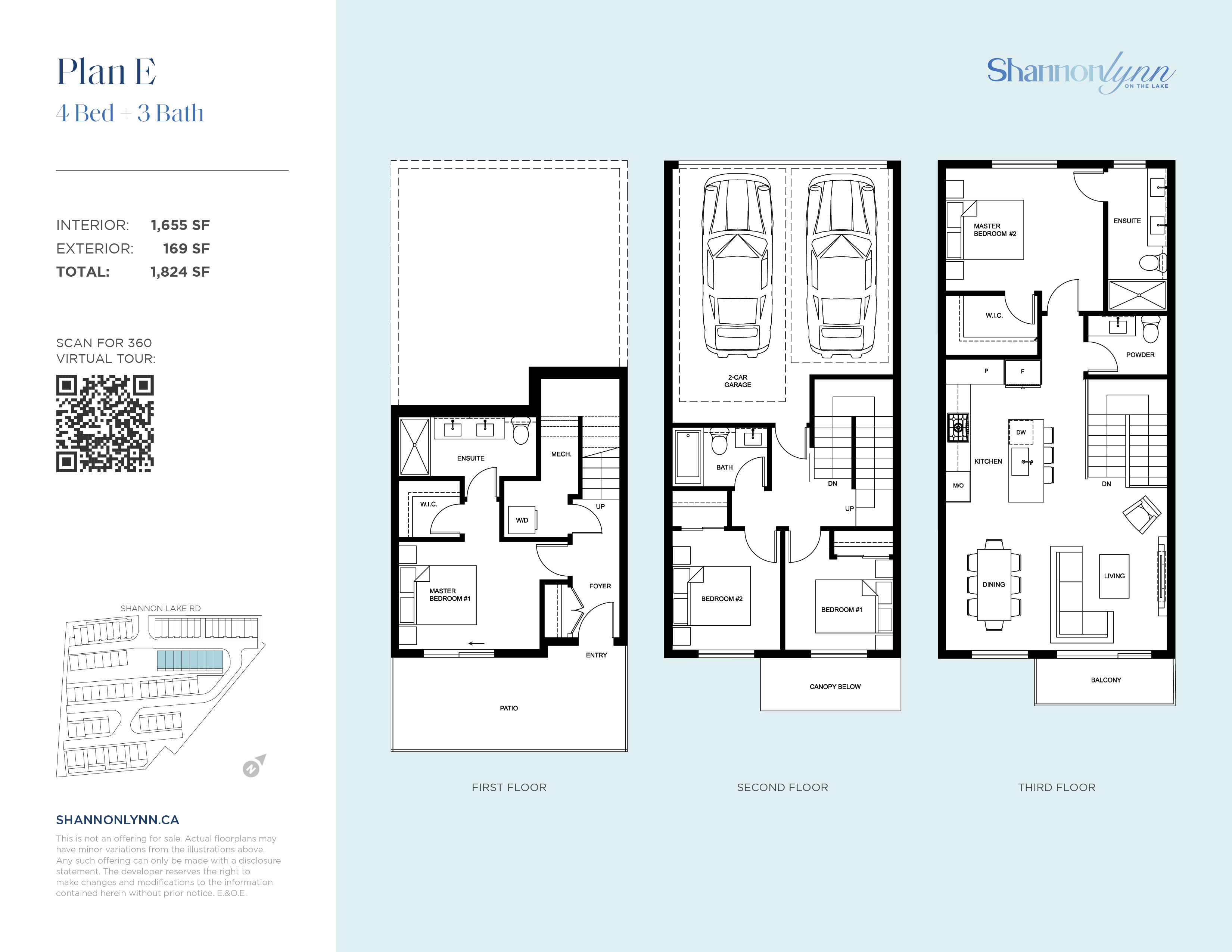 E floor plan