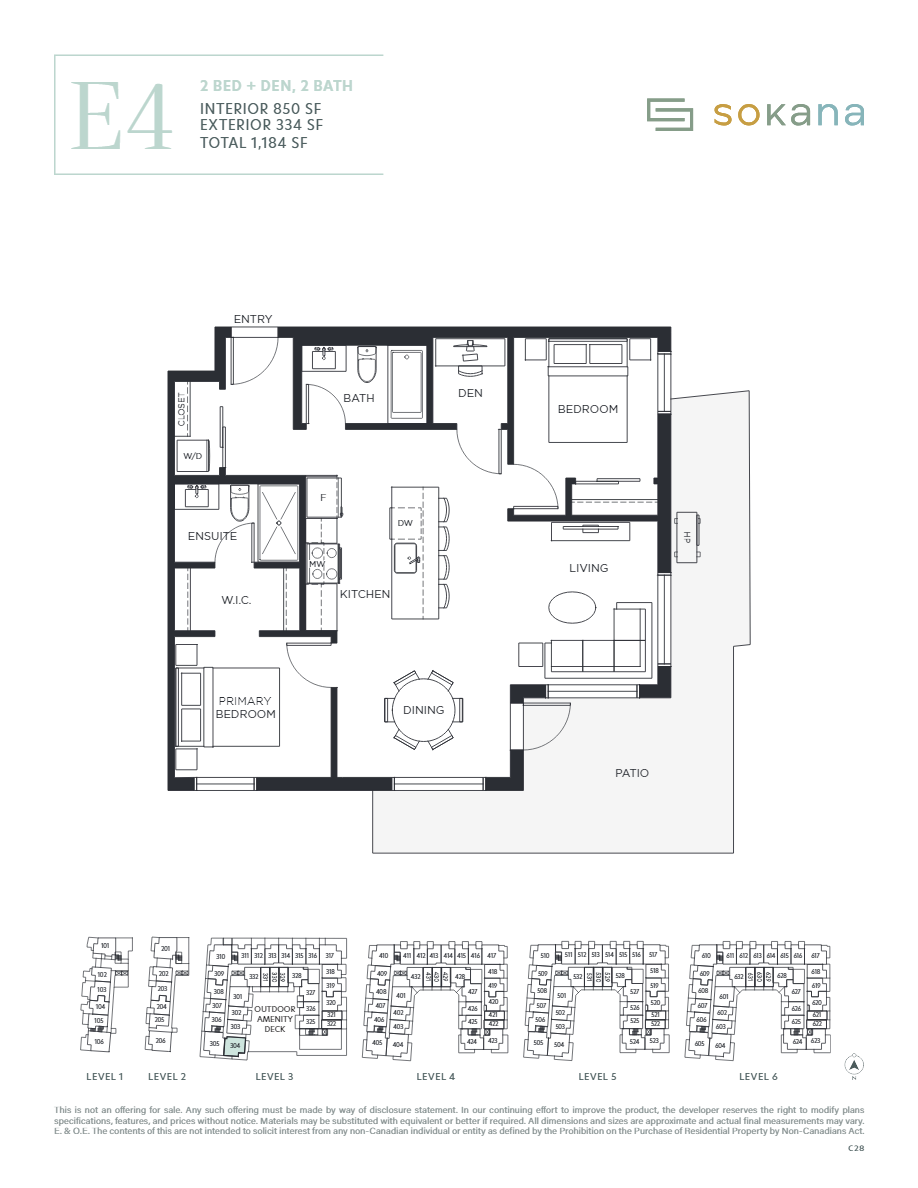 E4 floor plan
