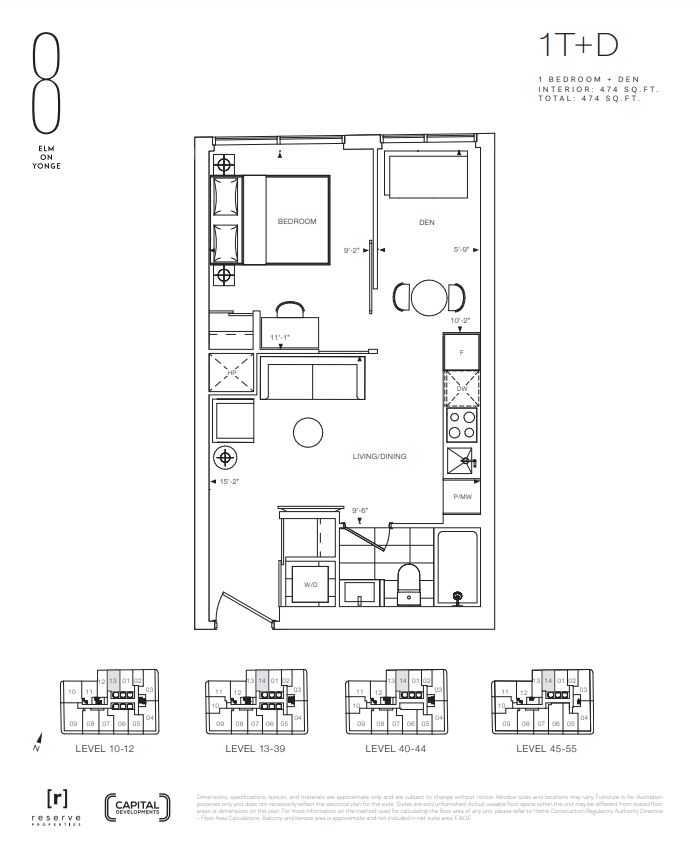 1T+D floor plan