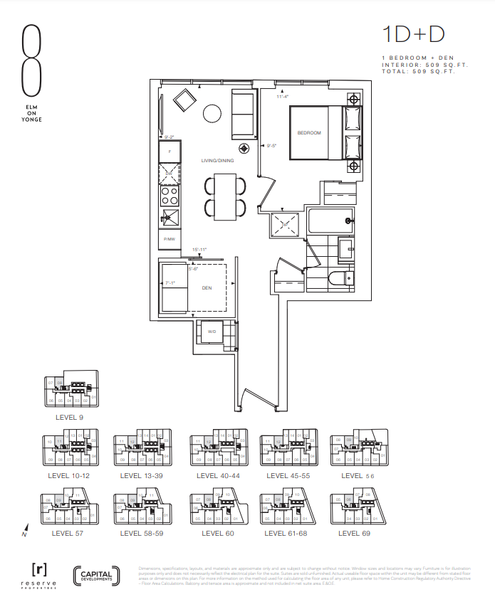 1D+D floor plan