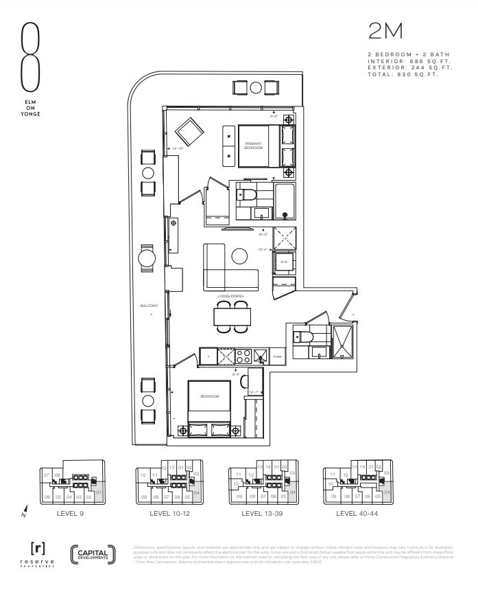 2M floor plan