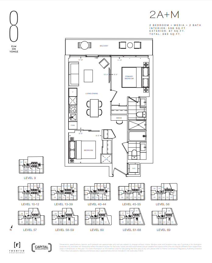 2A+M floor plan