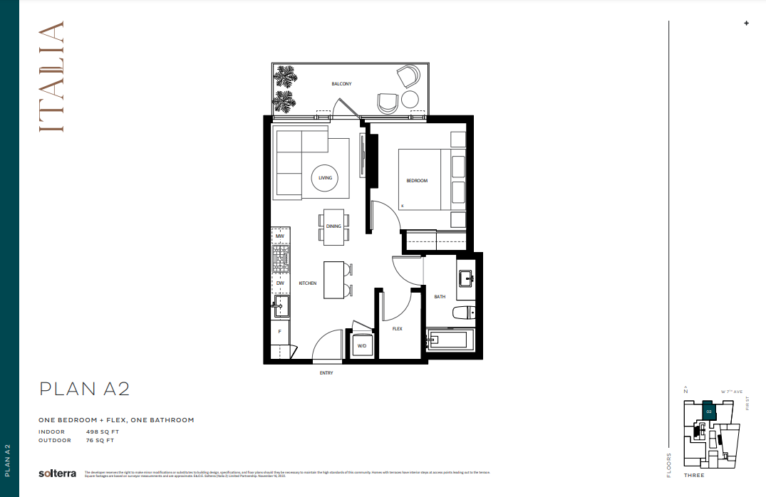 A2 floor plan