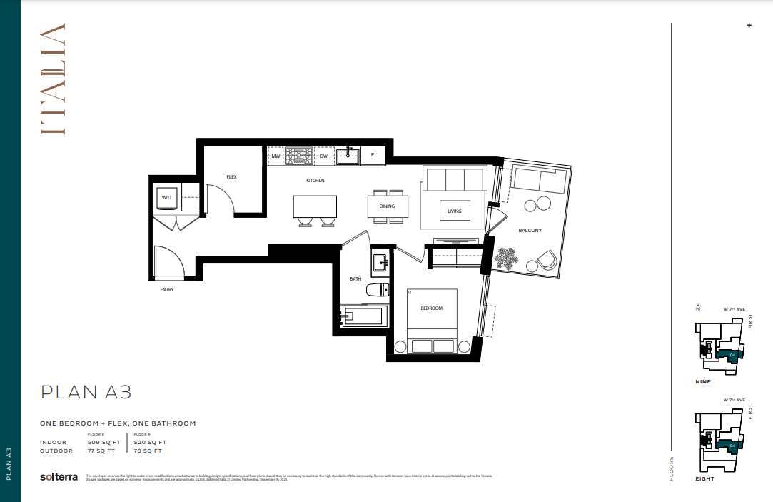 A3 floor plan