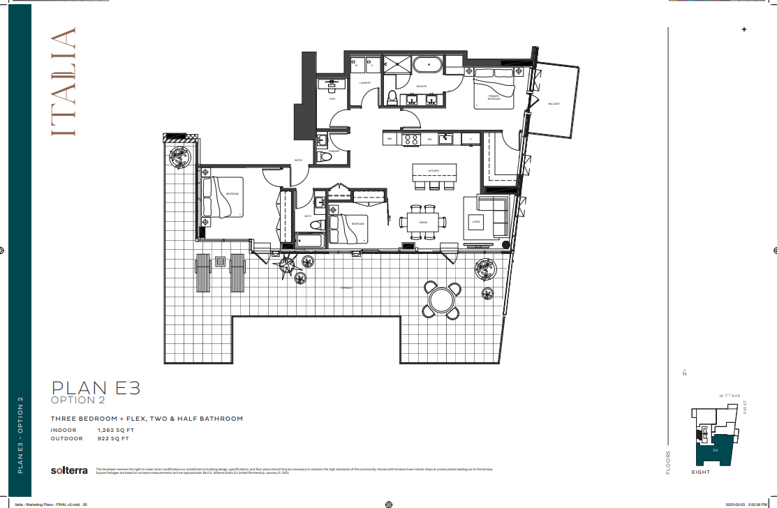 E3 floor plan