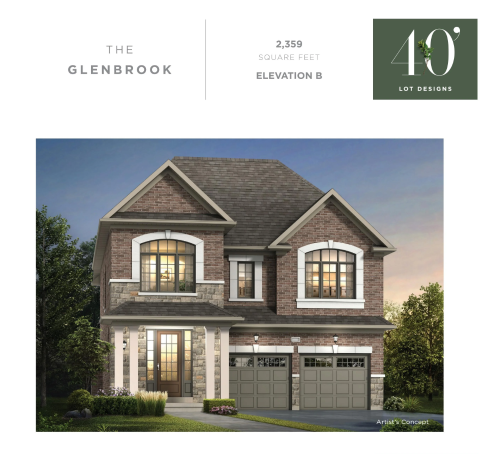 THE GLENBROOK  - Elev. B floor plan