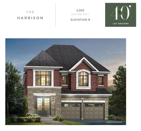 THE HARRISON - Elev. B floor plan