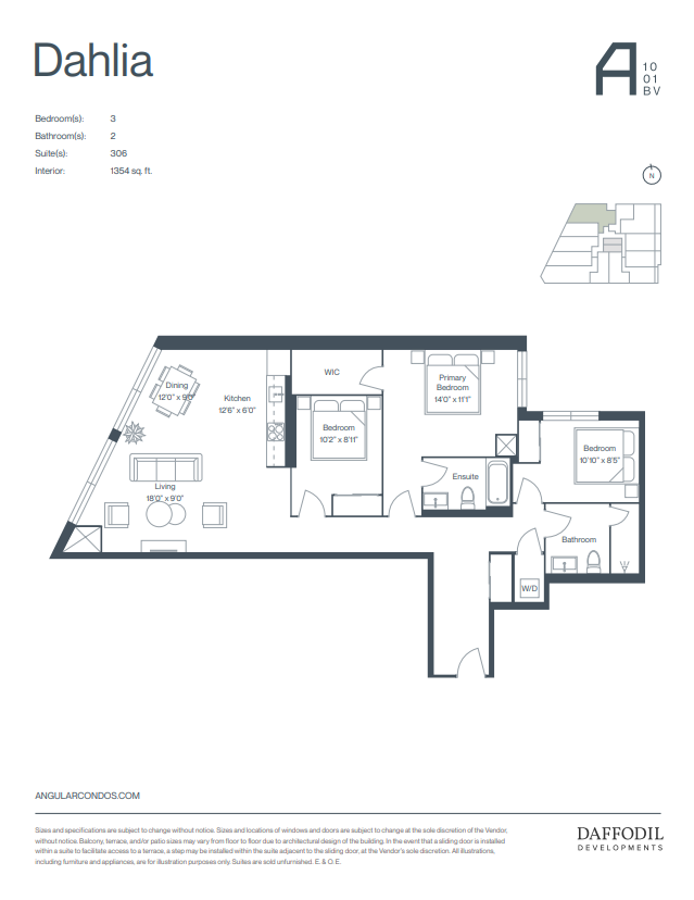 Dahlia floor plan
