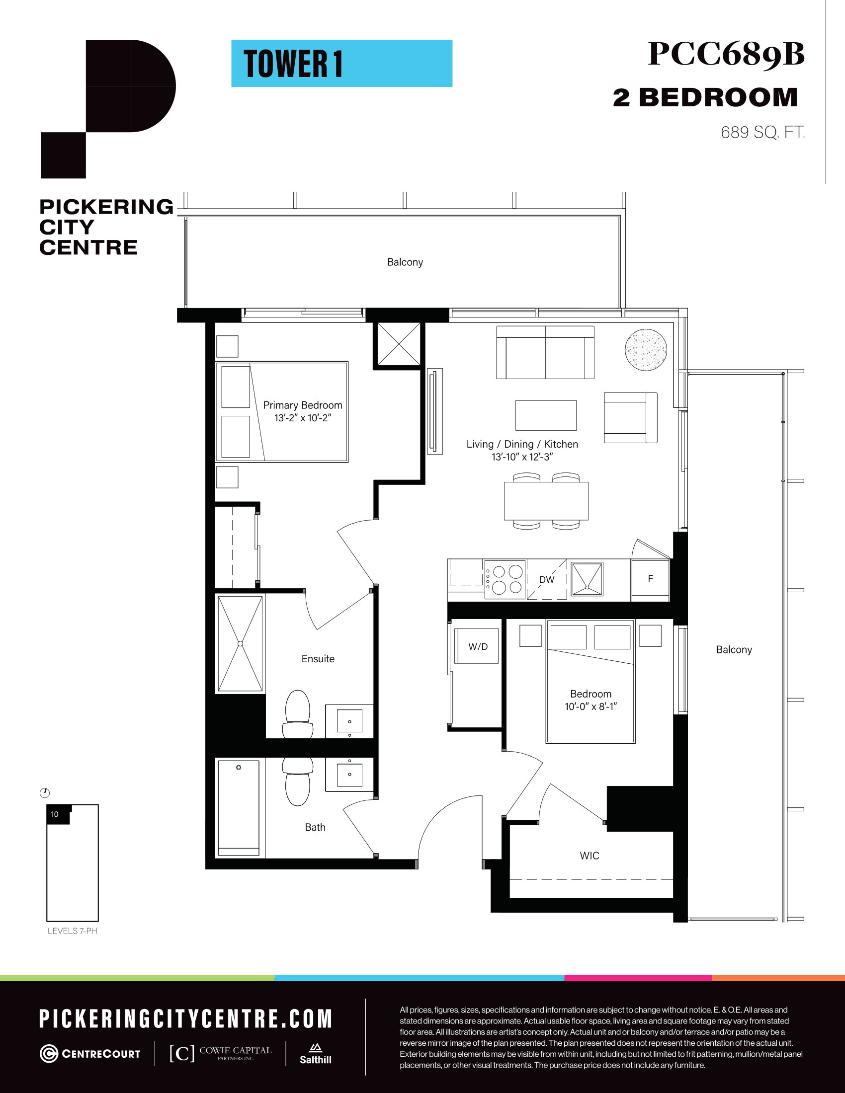 PCC689B floor plan