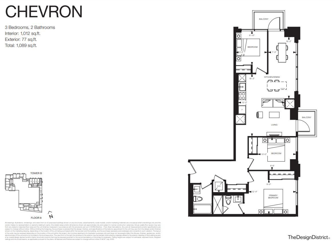 CHEVRON floor plan