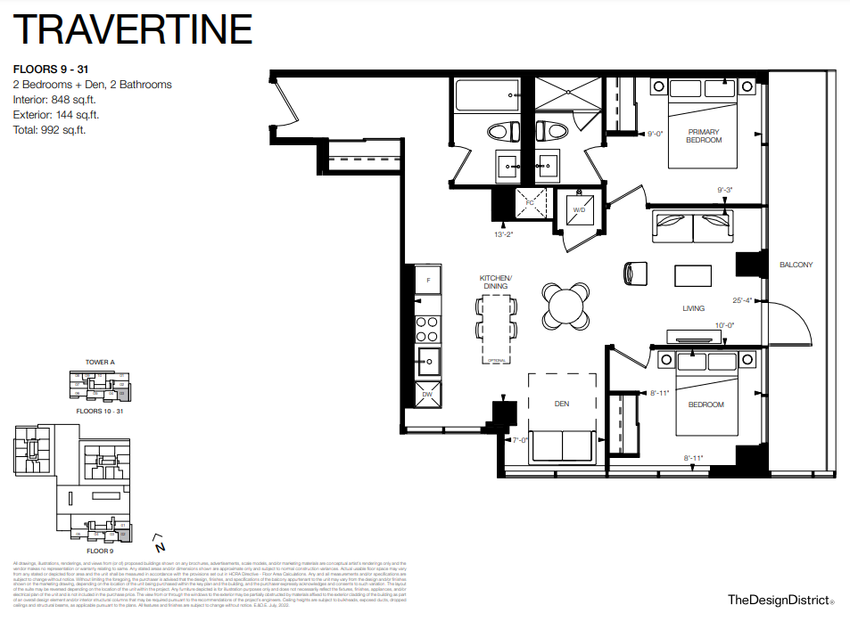 TRAVERTINE floor plan