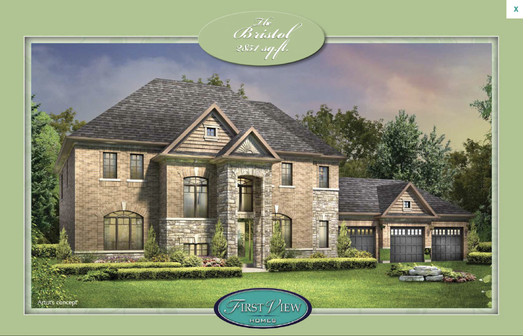 The Bristol floor plan