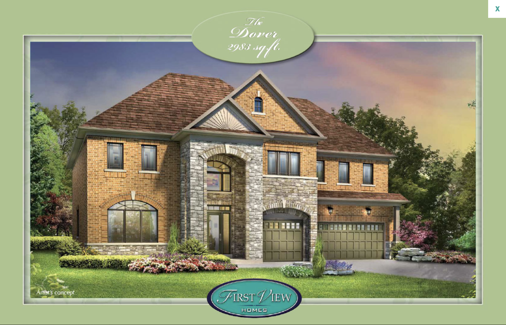 The Dover floor plan