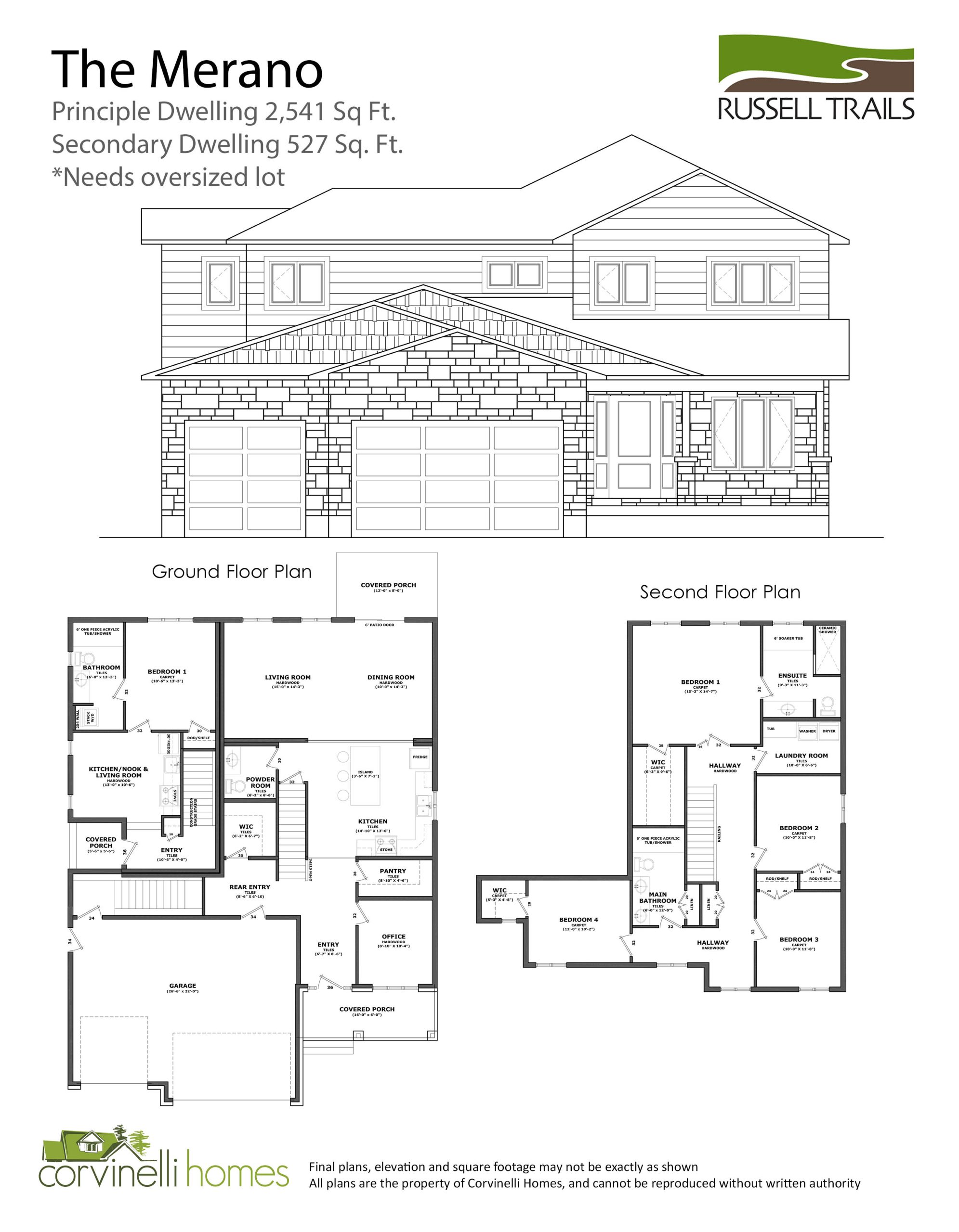 The Merano Multigenerational floor plan