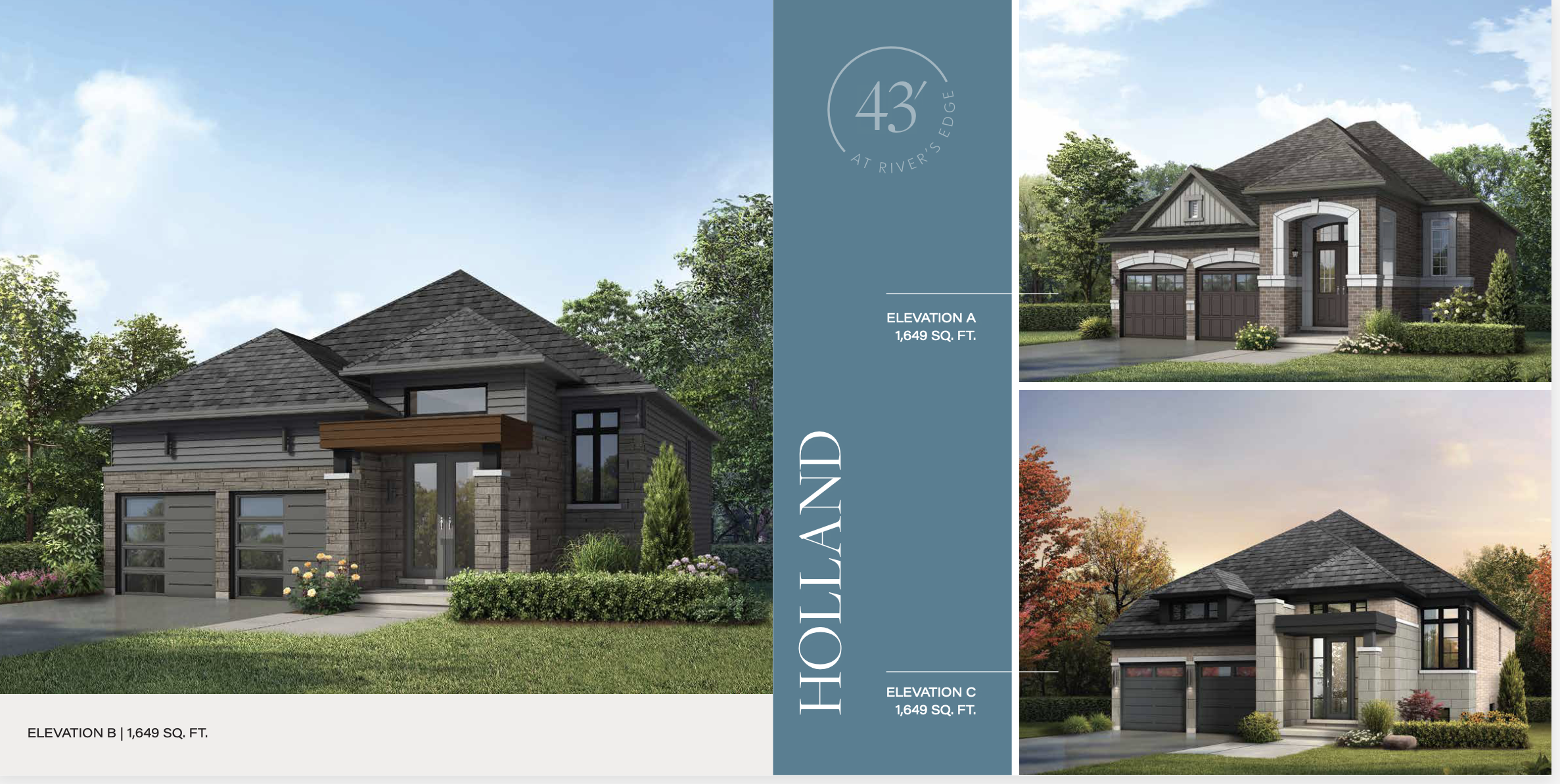 HOLLAND Elev - A floor plan