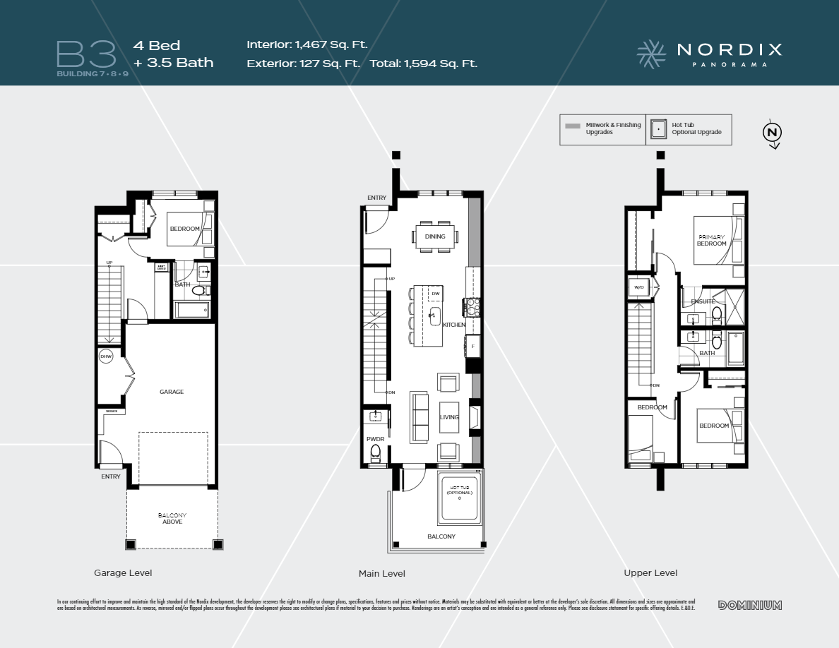 B3 - Bldg. 7, 8 & 9 floor plan