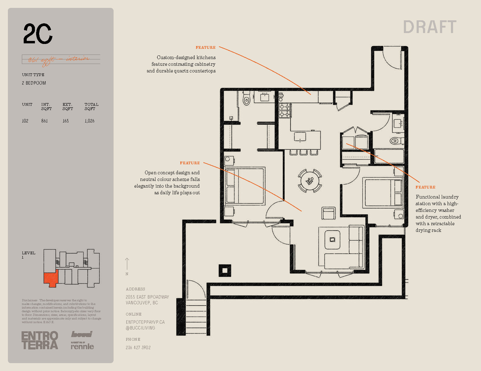 2C floor plan