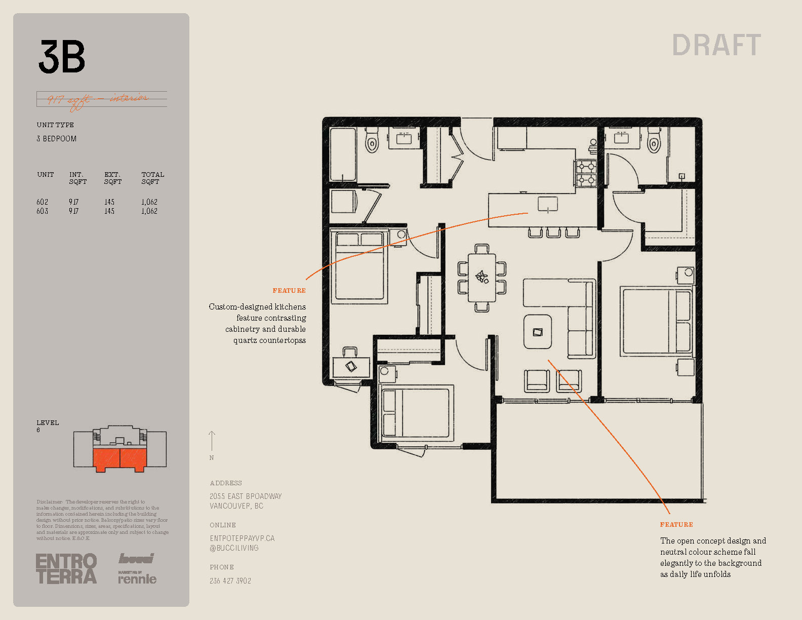 3B floor plan