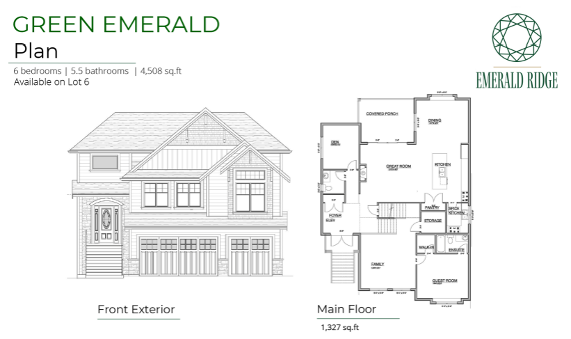 GREEN EMERALD floor plan