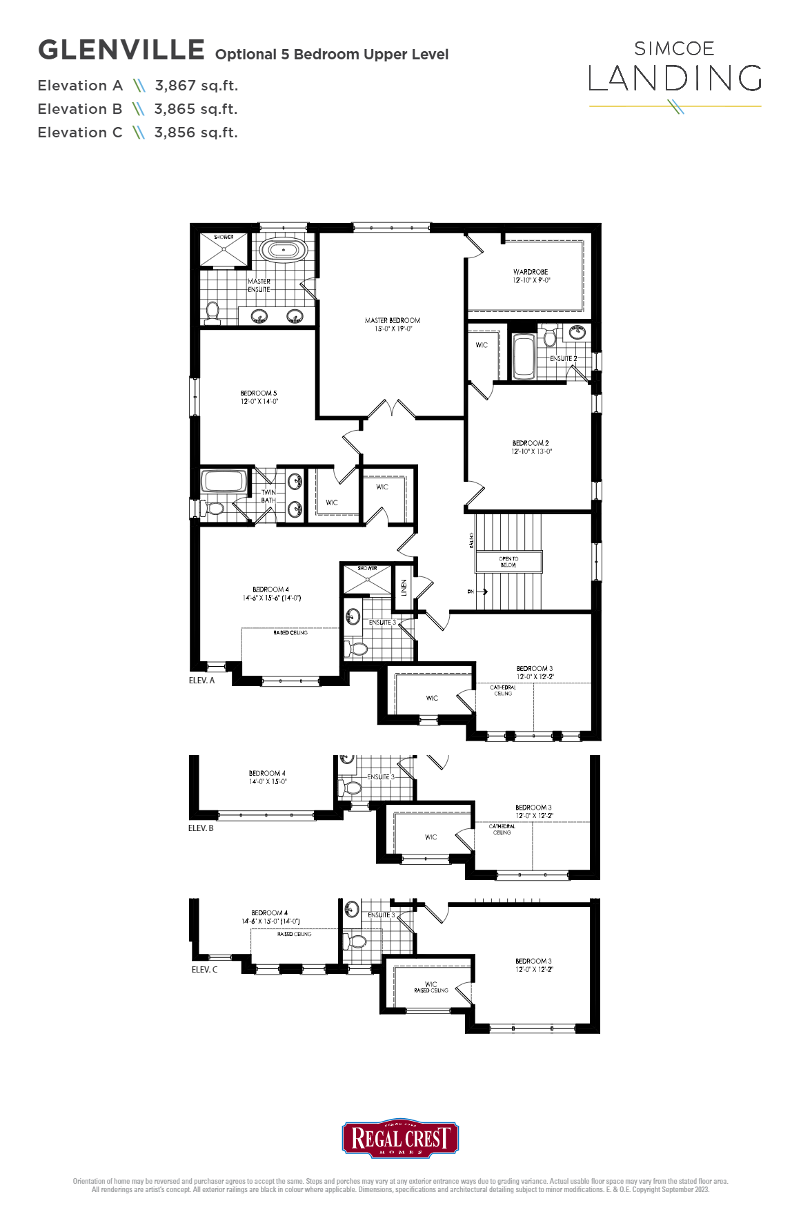 Glenville - Elev. C floor plan