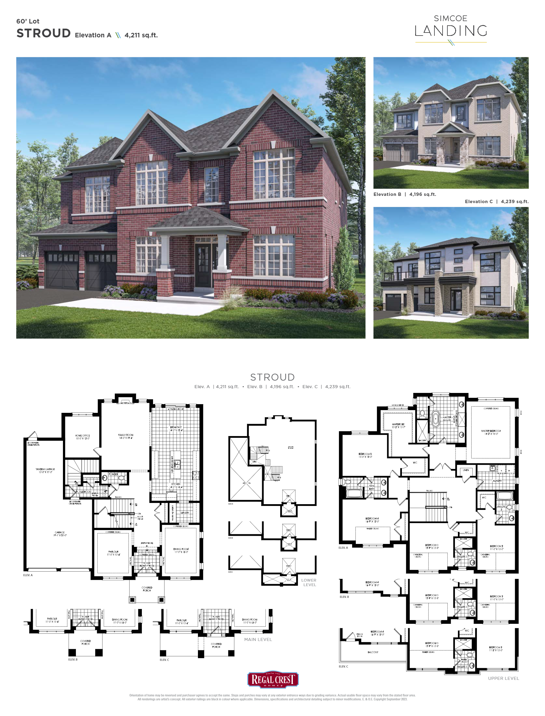 Stroud - Elev. C floor plan