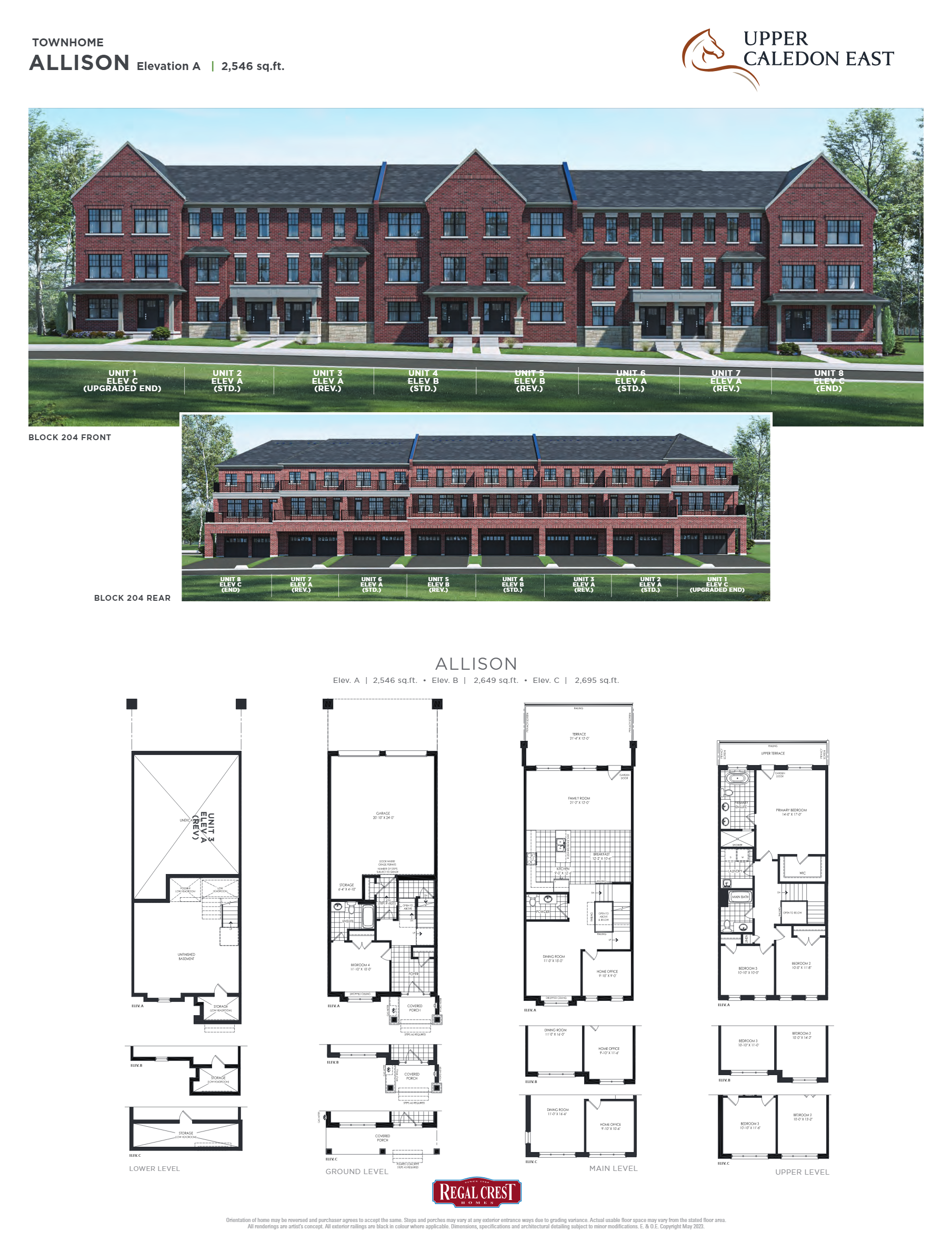 Allison - Elev. B floor plan