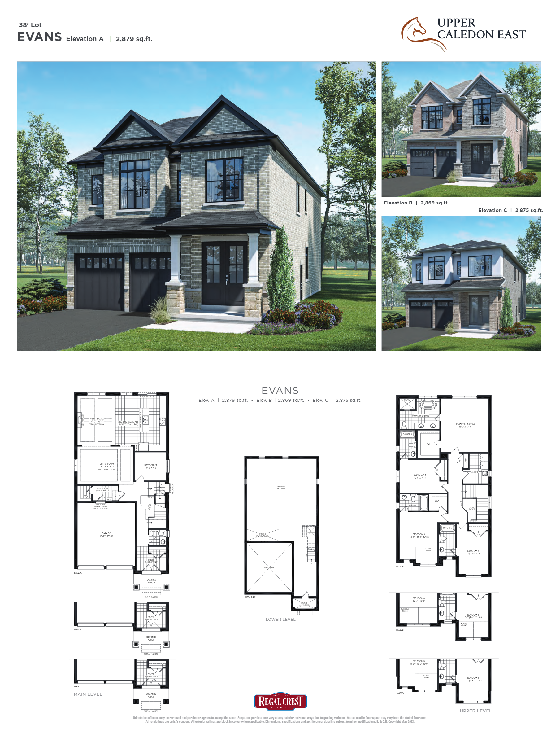 Evans - Elev. C floor plan