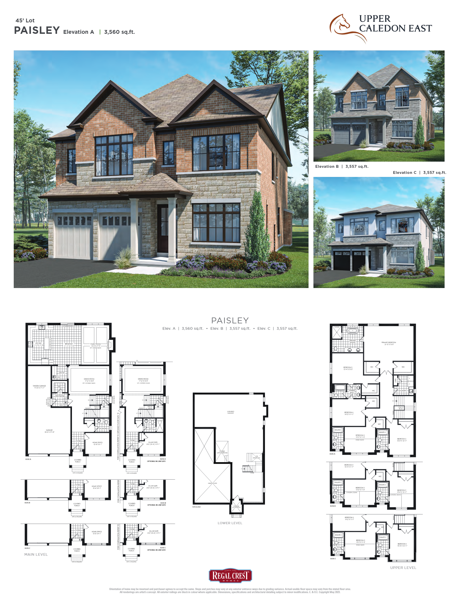 Paisley - Elev. C floor plan